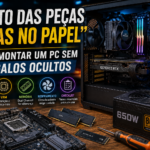 O Mito das Peças “Boas no Papel”: Como Montar um PC sem Gargalos Ocultos