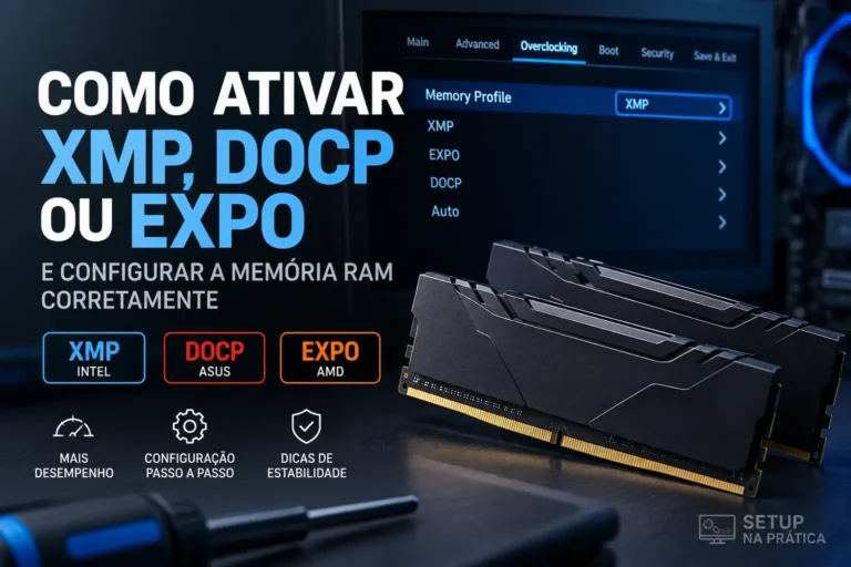 Como ativar XMP, DOCP ou EXPO na memória RAM pela BIOS