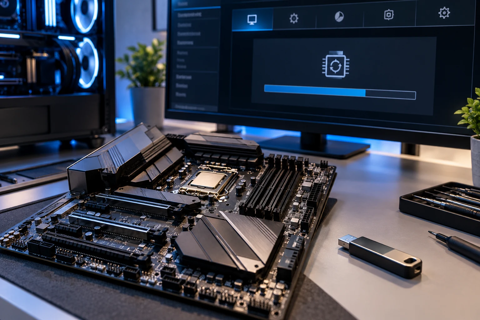 Como atualizar a BIOS da placa-mãe com segurança usando pendrive e UEFI