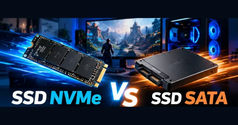 SSD NVMe vs SSD SATA em comparação para jogos e uso diário