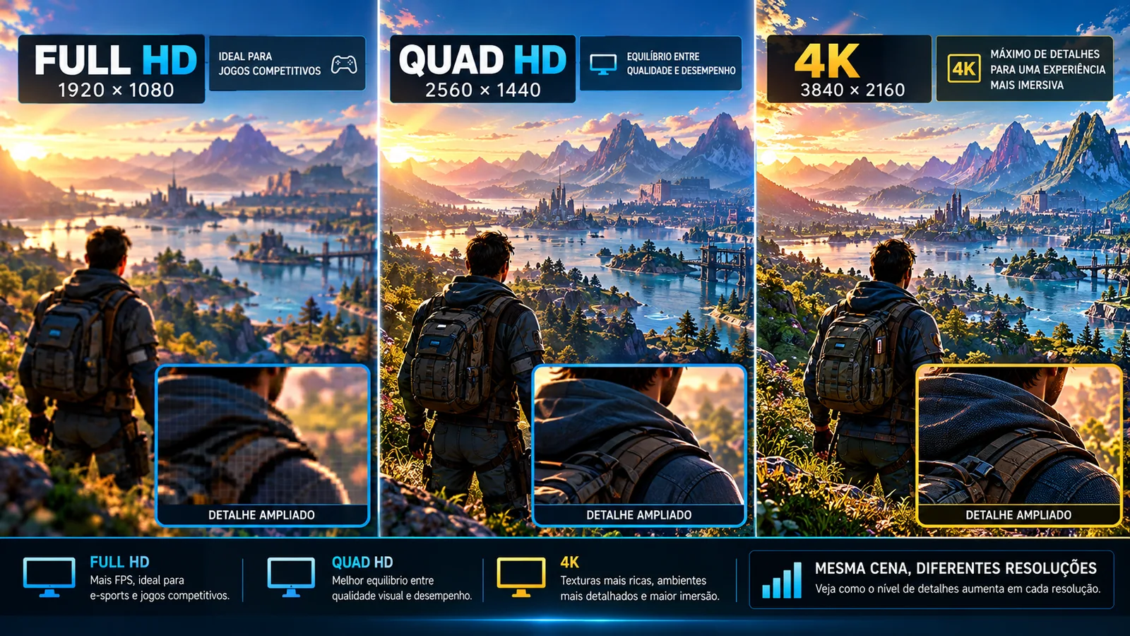 Infográfico ilustrativo comparando placas RTX 5070 e rumores da versão Super