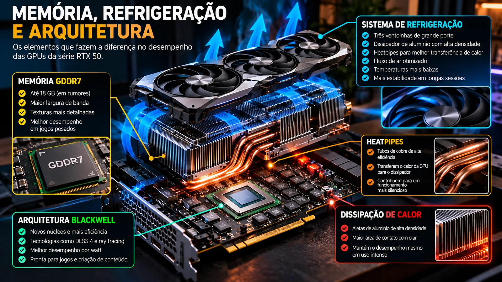 Infográfico conceitual sobre resoluções Full HD Quad HD e 4K
