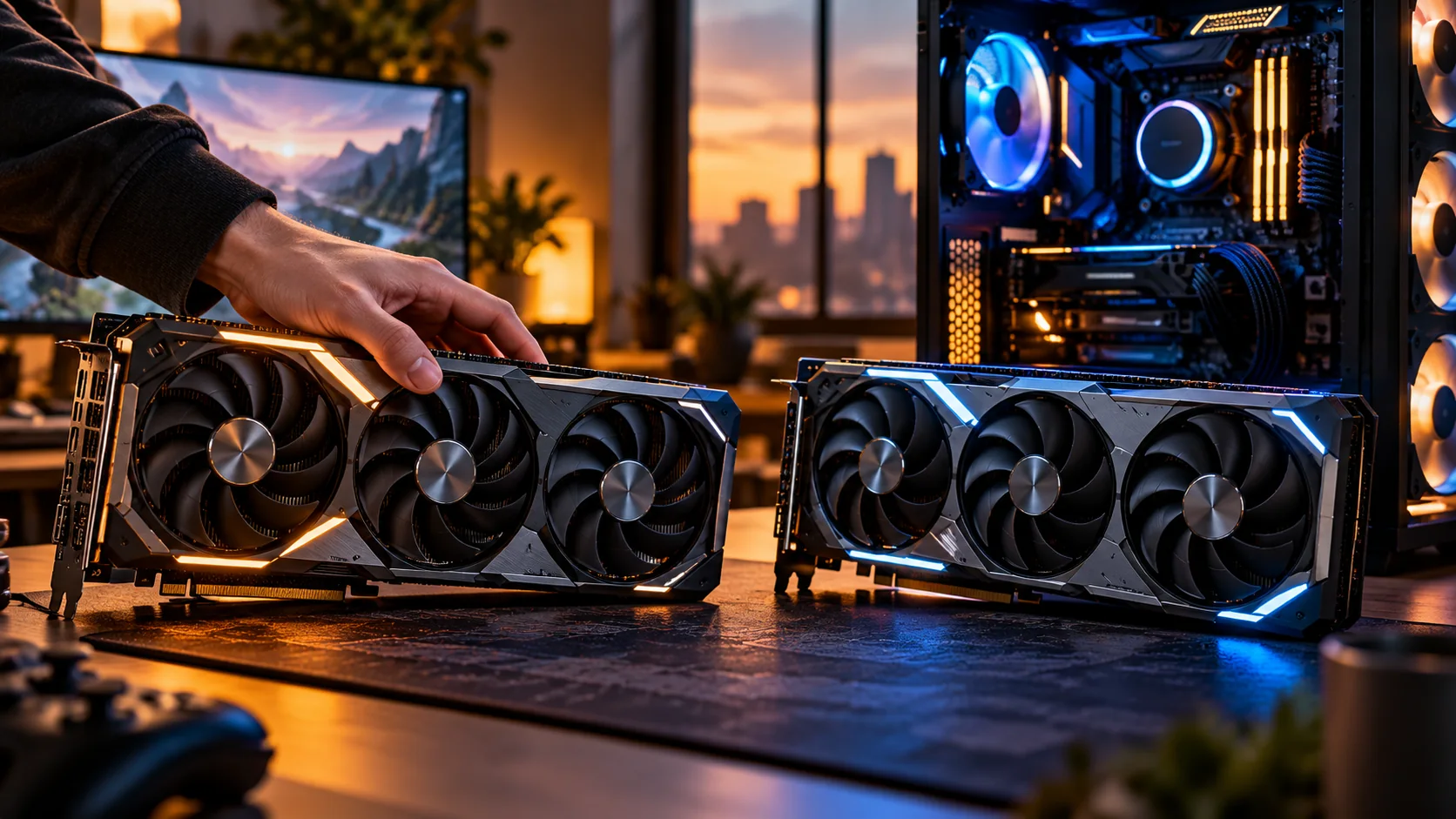 Duas placas de vídeo para decisão de upgrade